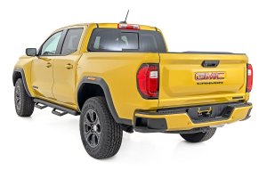 Chevrolet Colorado Nerf Steps - Cab Length - Rough Country - Enhanced Undercarriage Protection with Integrated Stone Guards - '15-'25